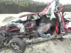 Pacasmayo: transportista muere tras chocar su auto contra un tráiler