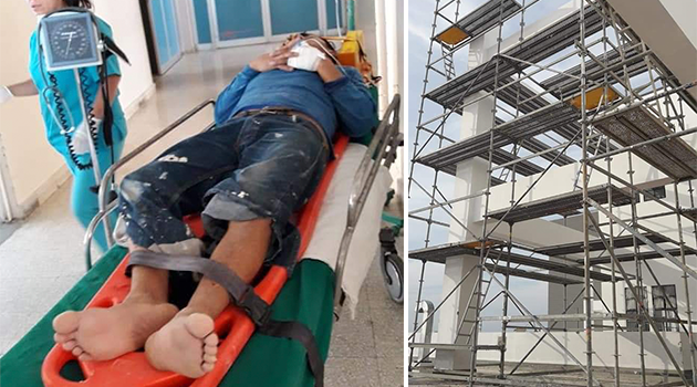Obrero muere después de cuatro días de caer de andamio