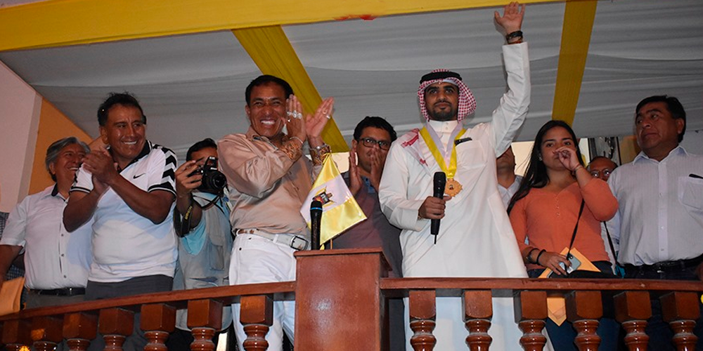 Empresario árabe llega a Ascope para prometer la creación de su primera universidad