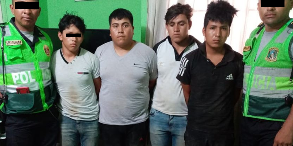 Detienen a cuatro presuntos delincuentes con arma de fuego