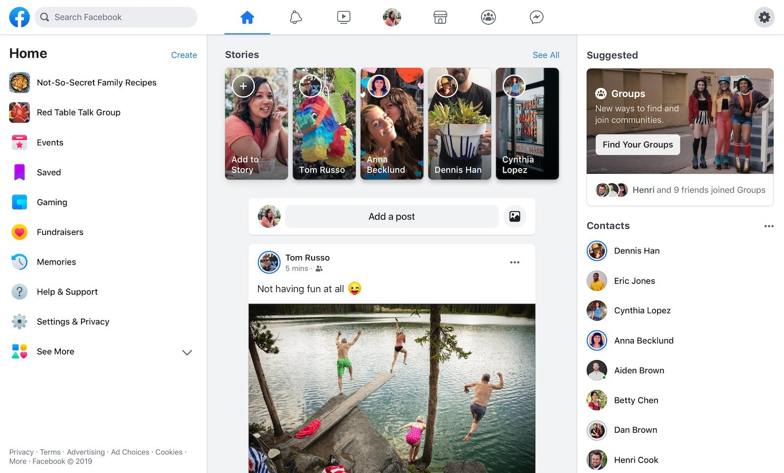El nuevo diseño de Facebook ya está llegando a algunos usuarios | Engadget