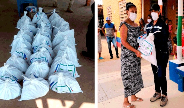 Alistan donaciones para personal de salud y familias pobres del norte