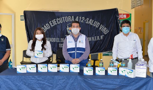 La Libertad: entregan 1800 pruebas rápidas para Ascope, Pacasmayo y Virú
