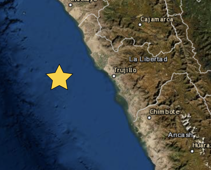 Sismo en Pacasmayo