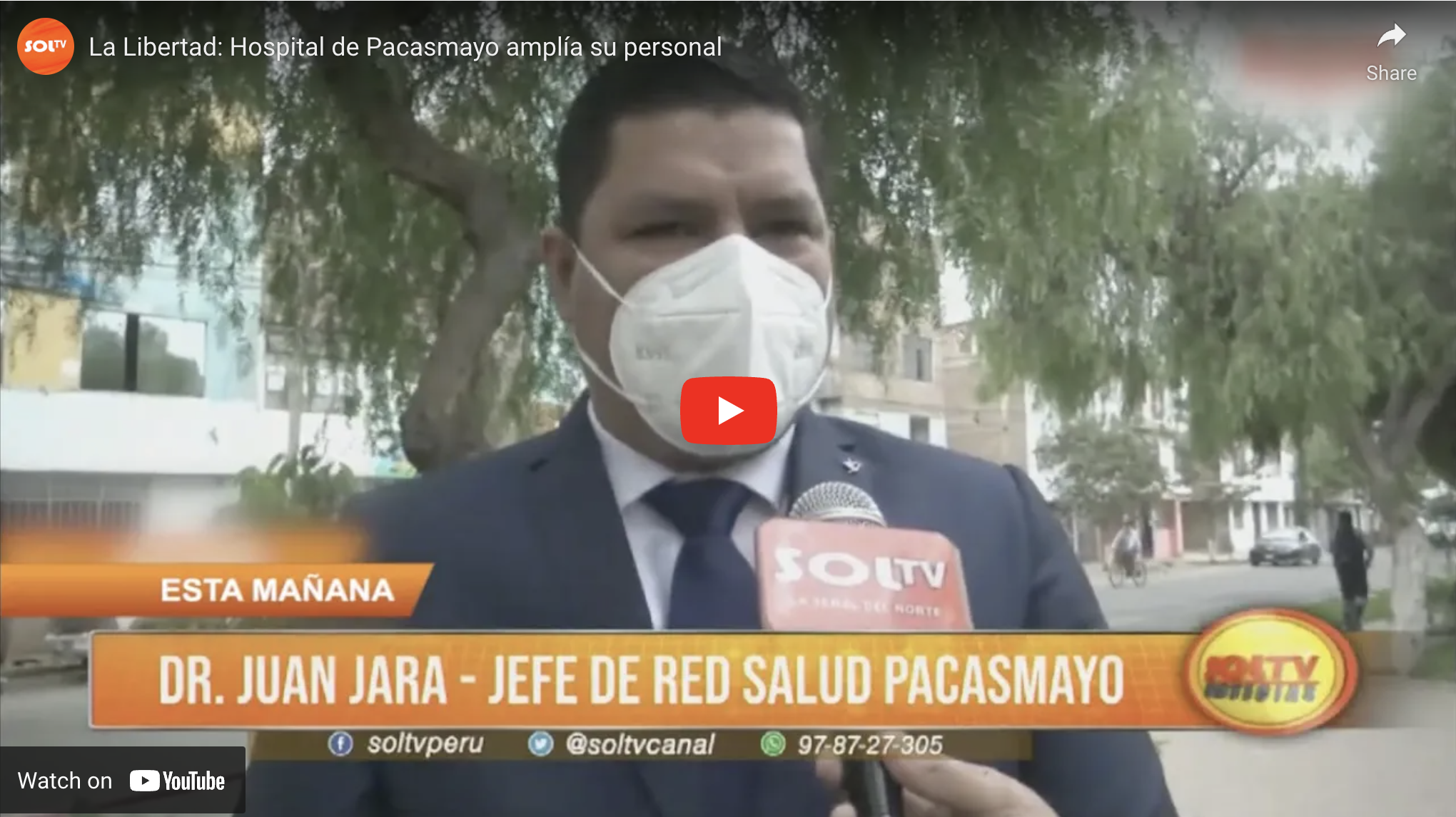 La Libertad: Hospital de Pacasmayo amplía su personal La Libertad: Hospital de Pacasmayo amplía su personal