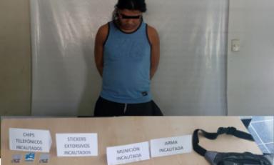 Extorsionador es capturado mientras trataba de esconder sus armas en Pacasmayo Extorsionador es capturado mientras trataba de esconder sus armas en Pacasmayo