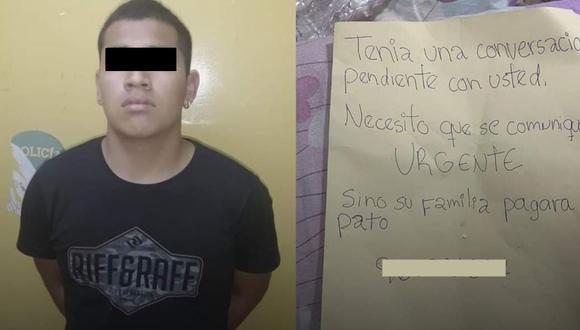 Cae joven por extorsión en Pacasmayo