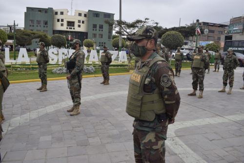 Trujillo: arriba contingente de 50 agentes de la Dinoes para reforzar seguridad ciudadana Trujillo: arriba contingente de 50 agentes de la Dinoes para reforzar seguridad ciudadana