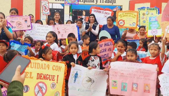 La Libertad – Al menos 40 mil niños fueron educados sobre el peligro del dengue