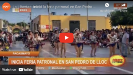 La Libertad: inició la feria patronal en San Pedro de Lloc
