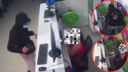 Hampones amenazan con arma de fuego a trabajadora y se llevan dinero de casa de apuestas