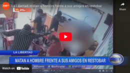 Homicidio en restobar en La Libertad