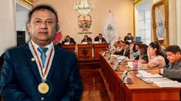 Juramentación de Ever Cadenillas en Consejo Regional de La Libertad