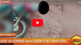 Muere hombre en accidente de carretera en Pacasmayo