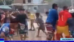 Guadalupe: bomberos participan de juegos de carnavales con ayuda de cisterna