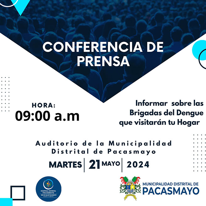 Conferencia de Prensa: Brigadas contra el Dengue en Pacasmayo