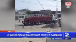 Incidente en Pacasmayo: Extranjeros Asaltan Tráiler y Coaccionan al Conductor Incidente en Pacasmayo: Extranjeros Asaltan Tráiler y Coaccionan al Conductor