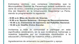 Pacasmayo celebra el Día del Maestro con eventos Pacasmayo celebra el Día del Maestro con eventos