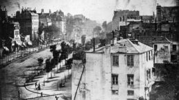 El día de la fotografía: La primera foto de una persona