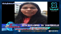 Asalto a autobús de Civa en Pacasmayo Asalto a autobús de Civa en Pacasmayo