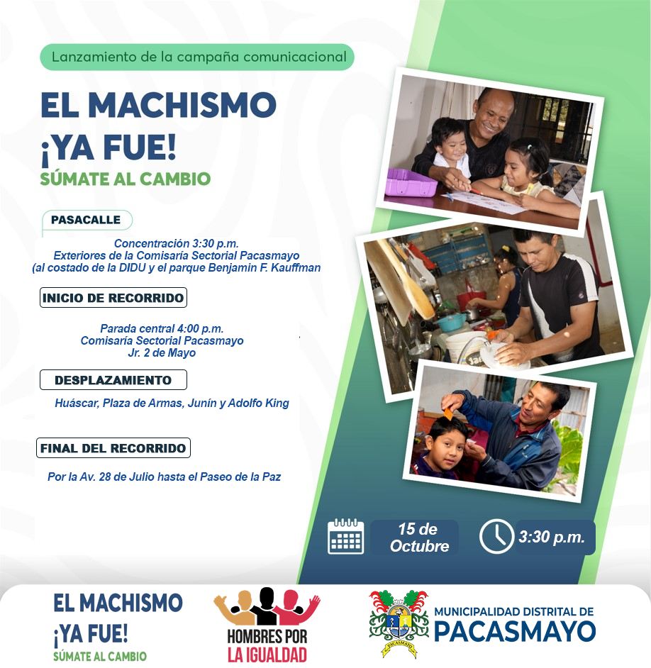 Marcha de Hombres: Unidos por la Igualdad de Género