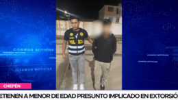 Detenido menor en caso de extorsión en Chepén