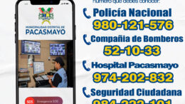 🚨 Estos son los Números de Emergencias en Pacasmayo