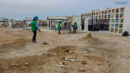 Limpieza en el Cementerio de Pacasmayo