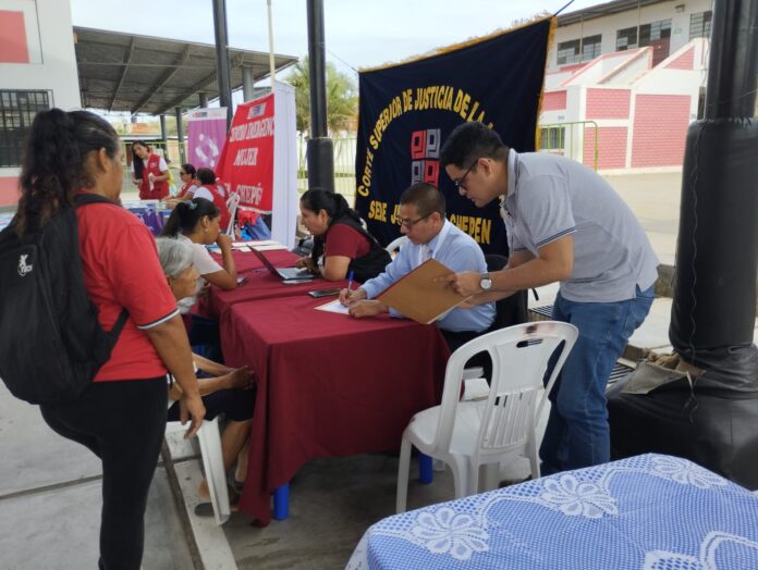 Realizan Feria Judicial Itinerante en Chepén por aniversario de Corte de La Libertad