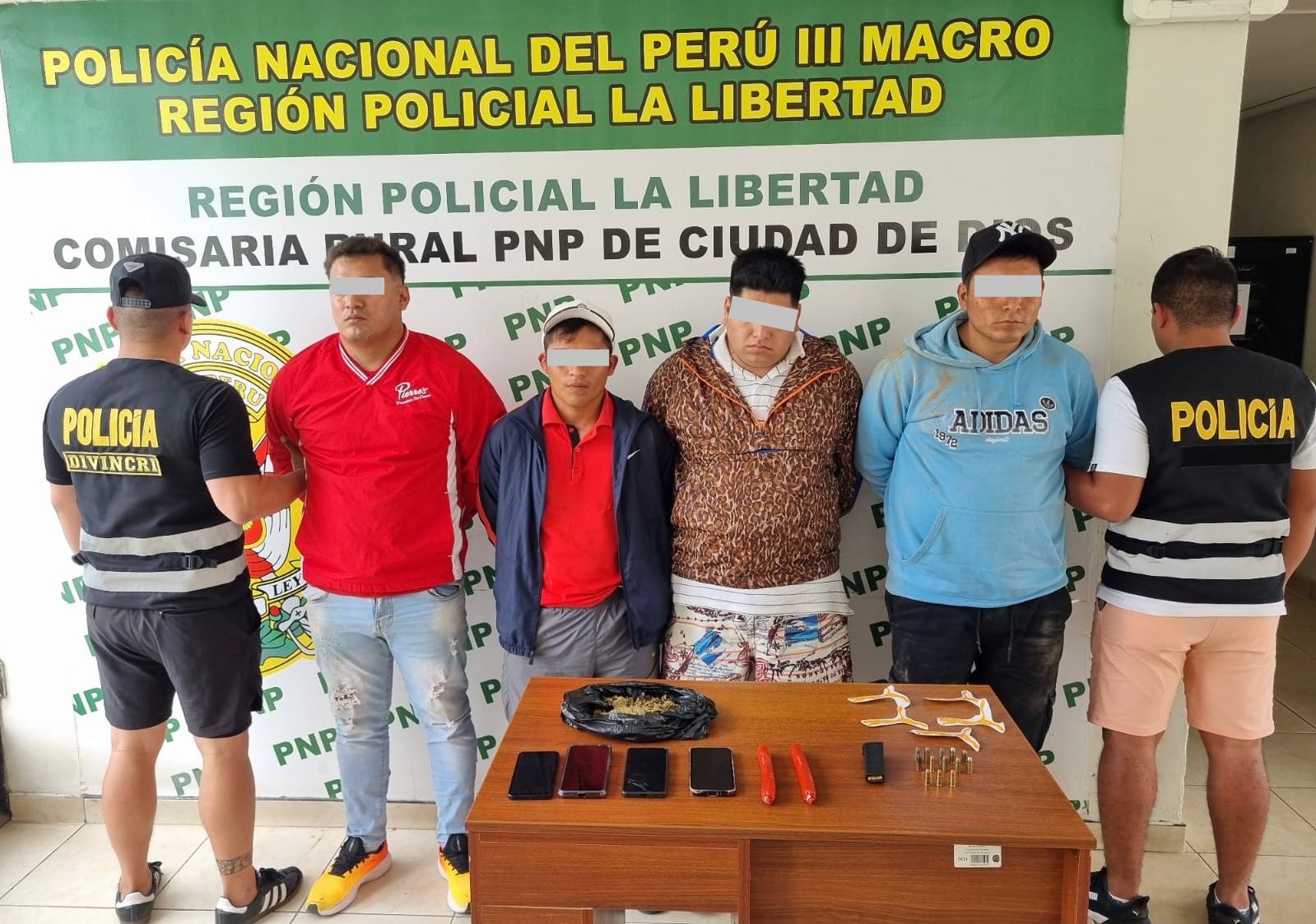 Desarticulan banda delictiva en Guadalupe: S/. 20 mil robados