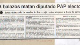 1990 – Asesinato de diputado en Chepén: Recordando un evento trágico