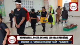 Homenaje al poeta Antonio Escobar Mendivez en Pacasmayo