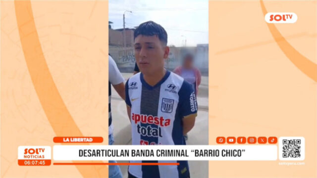 Desarticulación de banda criminal en Chepén