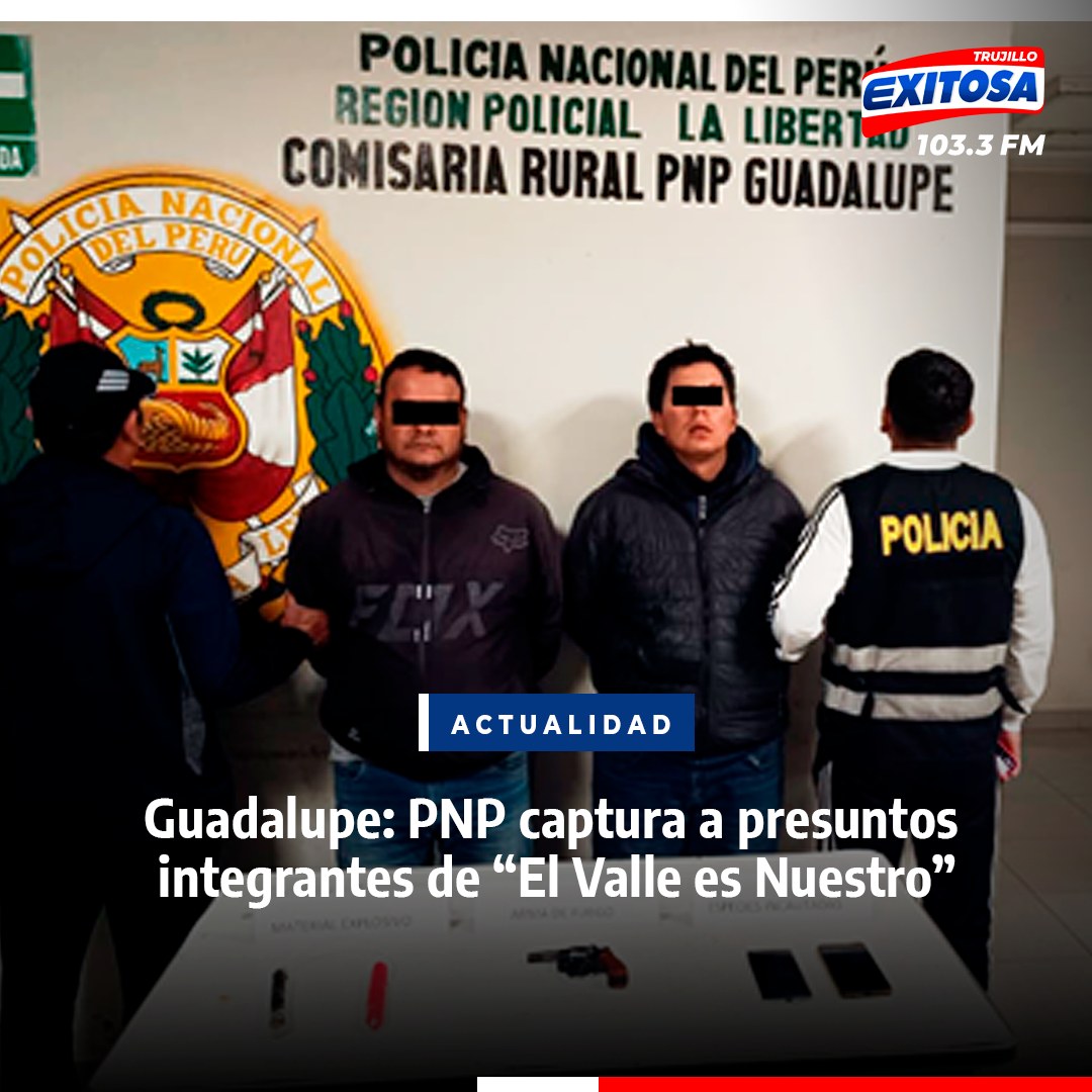 Desarticulación de banda criminal en Pacasmayo