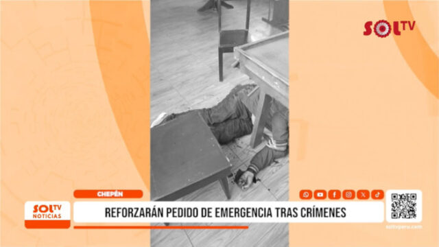 Chepén: Emergencia por aumento de homicidios