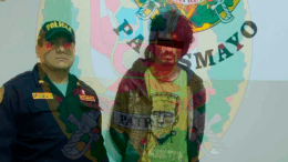 Captura de ladrón de cables en Pacasmayo