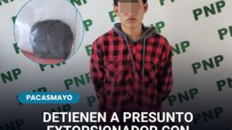 Detenido joven de 19 años en Ciudad de Dios por extorsión