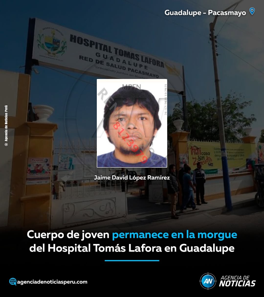 Cuerpo de Jaime David en la Morgue de Guadalupe, Buscan Familiares