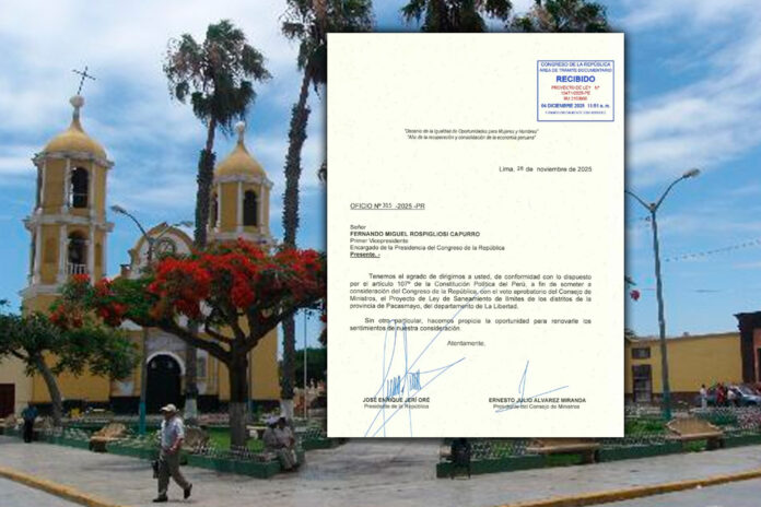 Ley para delimitar distritos en Pacasmayo