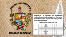 Elecciones 2026 en La Libertad: 21 Consejeros para el Consejo Regional