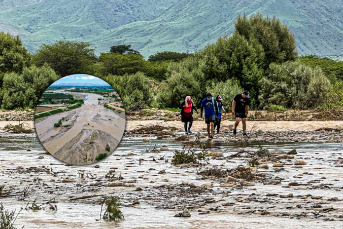 Inundaciones en Otuzco: Yaguen y Cerro Blanco aislados por lluvias intensas