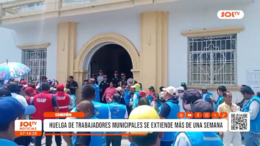 Huelga obreros Chepén: 8 días sin salarios y basura acumulada