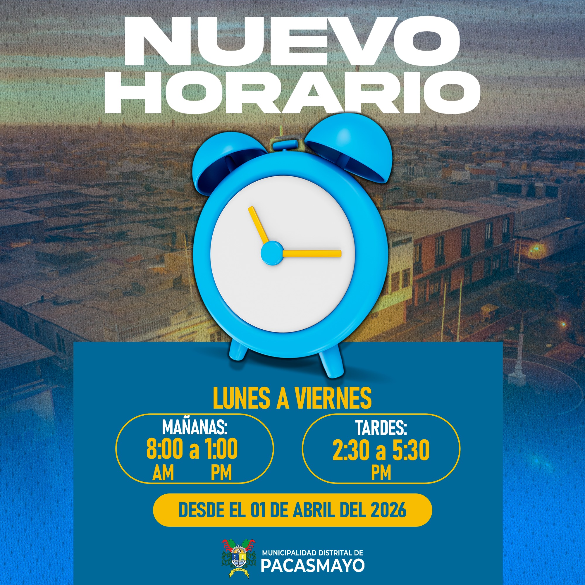 🕒 Horario de Atención Actualizado en Pacasmayo 🌟