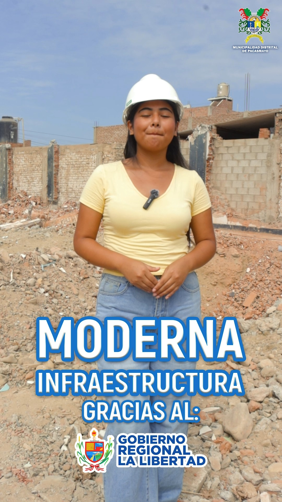 Construcción de infraestructura educativa en Pacasmayo